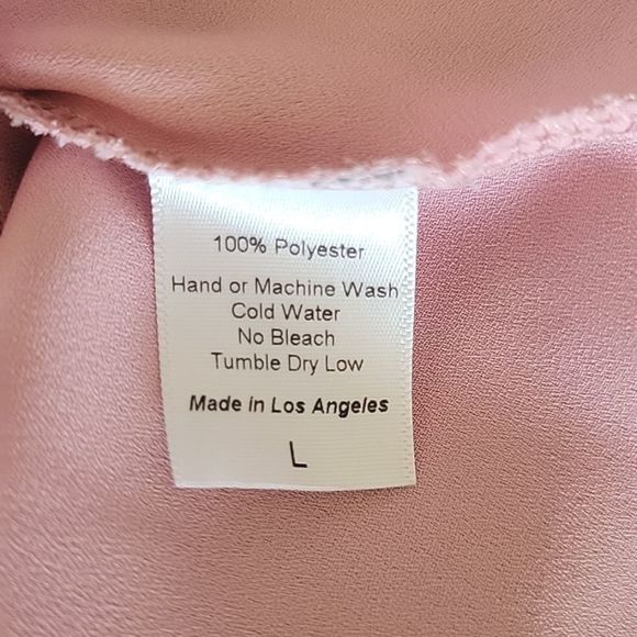 Lucy In The Sky Pink Sleeveless Open Back Romper - Size Large - Picture 15 of 16